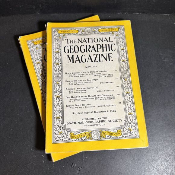 National Geographic 1955 [Book 306] - Picture 1 of 8